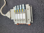 SMC SS5Y5-10F1-04B-N7 Pneumatic Dual Acting 4x Solenoid Valve Block
