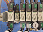 Numatics 9x Valve Solenoid 041SA400M0000F 7x Regulated Pneumatic Manifold N2