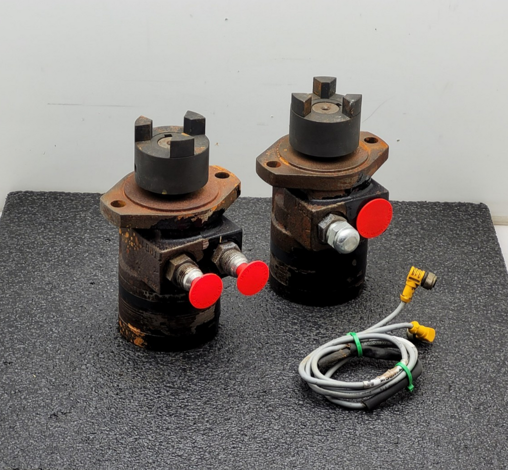 Lot of 2 Parker TE0065AS100FSAB Hydraulic Motor TE Series Torqmotor
