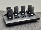 SHURE MXWNCS8 Charger Bank,  Wireless Transmitters MXW6/O Z10 Untested