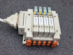 SMC SS5Y5-10F1-04B-N7 Pneumatic Dual Acting 4x Solenoid Valve Block