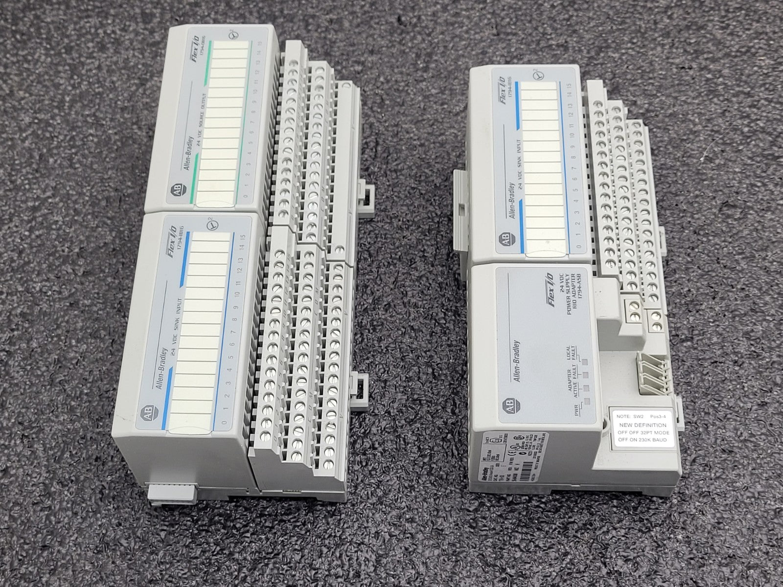 lot of 4 Allen Bradley Remote Adapter Power Supply Series E1794-ASB E1794-IB16