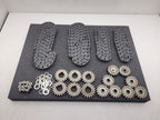 Lot of 3 Timing Roller chain sprocket set multiple 10T - 20T Numbered 74 BRH BRN