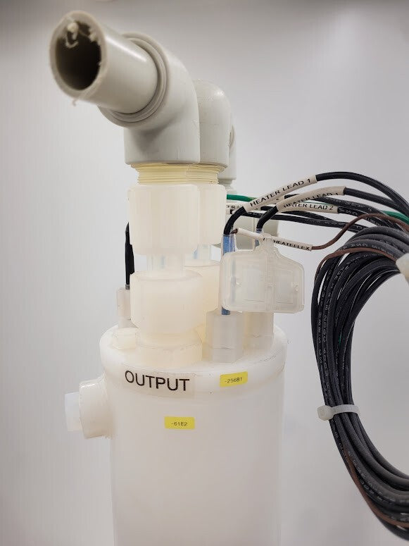 Heateflex LH1-1-12-W-A08 400V 17A 3Ph Ultra Pure Fluid Heater 6.8kW PVDF/PFA