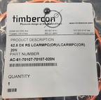 85 x TIMBERCON AC-61-70107-70107-020N 62.5 DX RS LCARMPC/20N Fiber Optic Cables