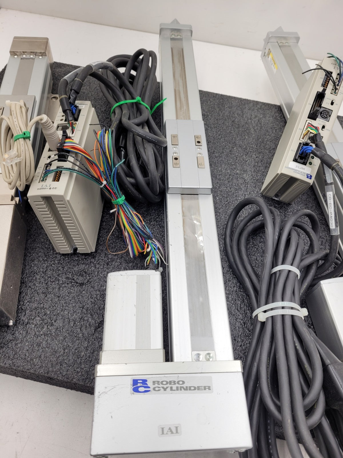 Lot of 3x IAI  RC Robo Cylinder Stepper Motor Driven Linear Actuator [D]