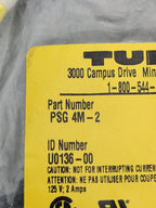 Turck PSG 4M-2 M8 Male Straight 4-pin Actuator and Sensor Cable To 4 wire