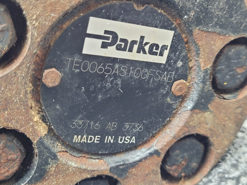 Lot of 2 Parker TE0065AS100FSAB Hydraulic Motor TE Series Torqmotor