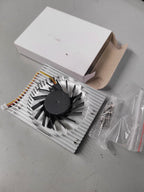 Lot of 65  Lescott Brushless 5VDC Computer Fan with Heatsink 3 Wire LD4010MB1