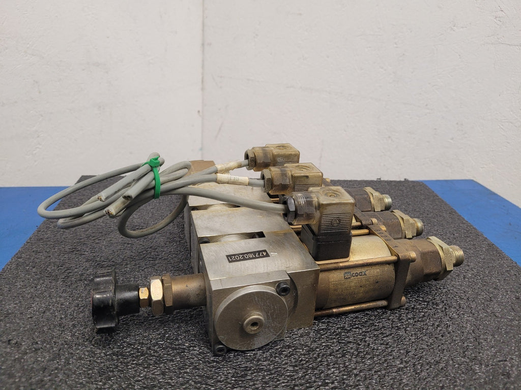 Coax VMK 40 NC Solenoid Actuated Hydraulic Stack Valve Assembly MK 10 NC 98 10C1