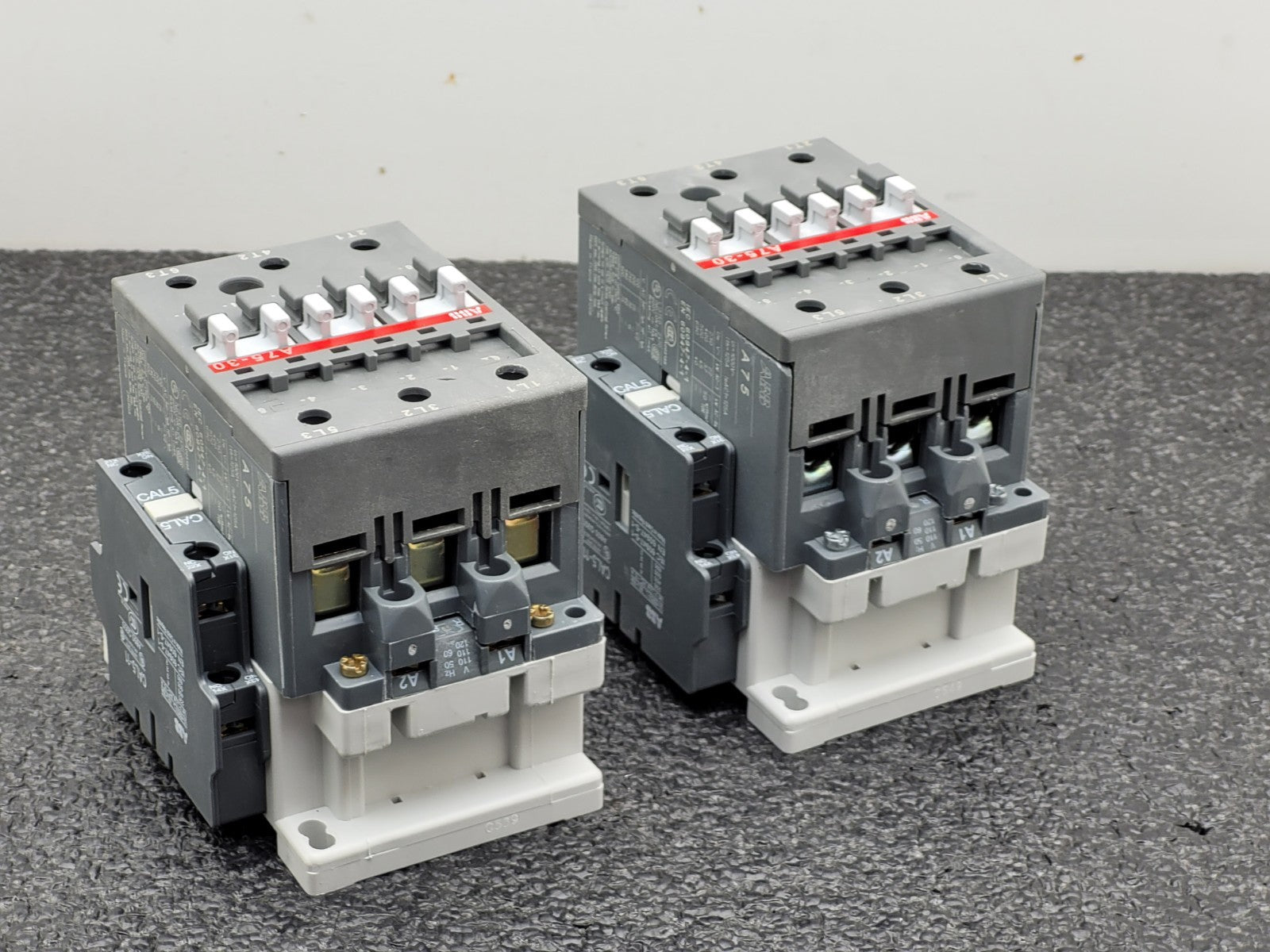 Lot of 2 A75-30 - ABB Contactor 3 Pole w/ a 110V-120V Coil