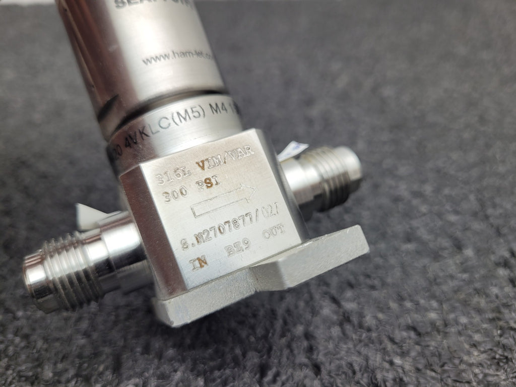 Ham-Let UCV HM20 4VKLC (M5) M4 Pneumatic Operated High Purity Diaphragm Valve