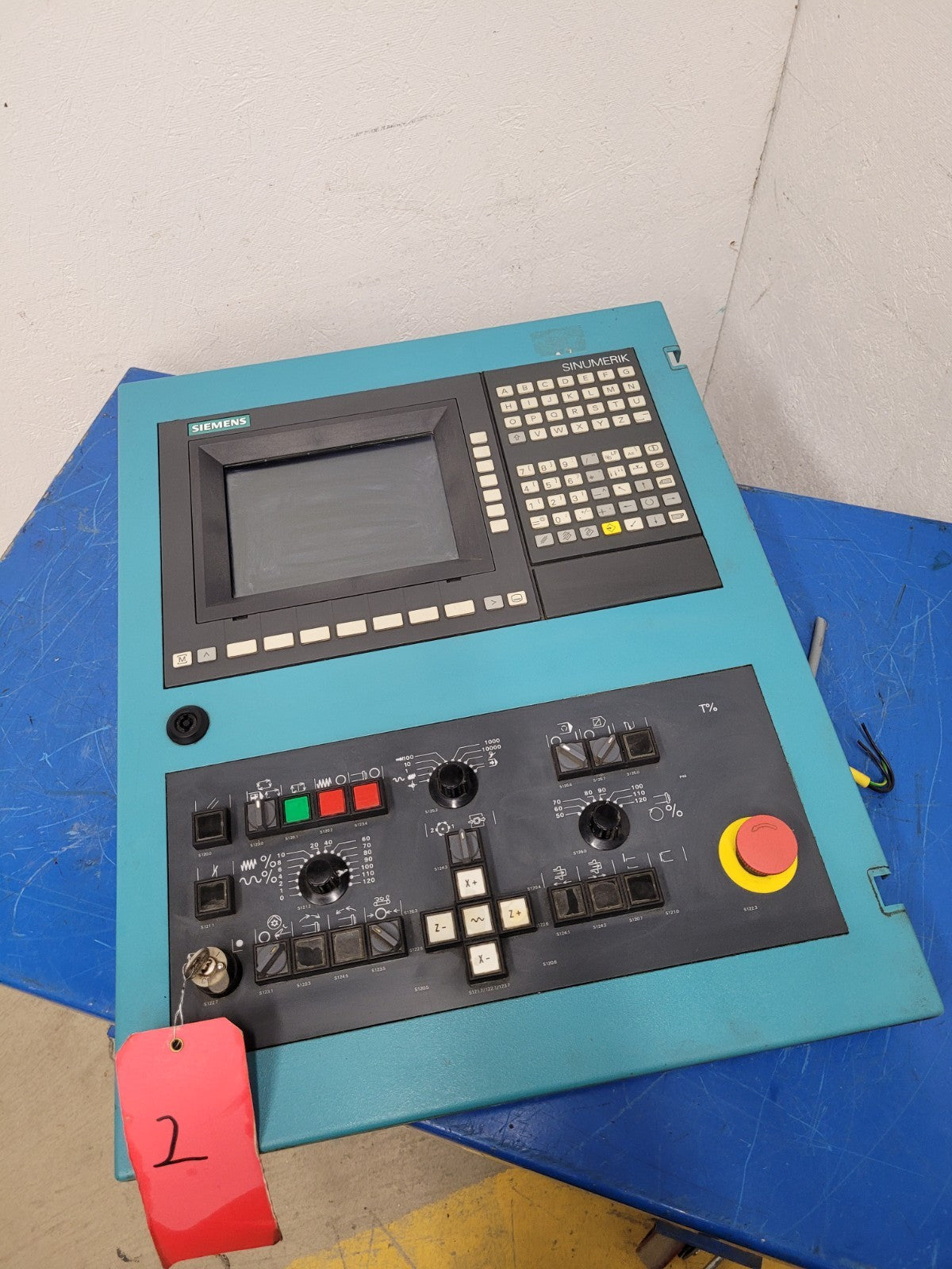 Siemens Sinumerik 840C CNC Control Panel HMI 6FC5103-0AB03-0AA2 Working Pull