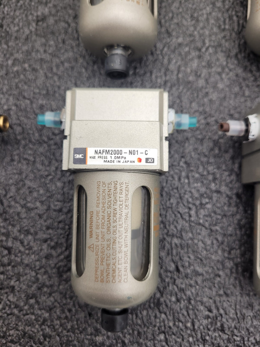 Lot of 16x  SMC Pneumatic Compressed Air Filter Assembly NAFM2000-N01-C
