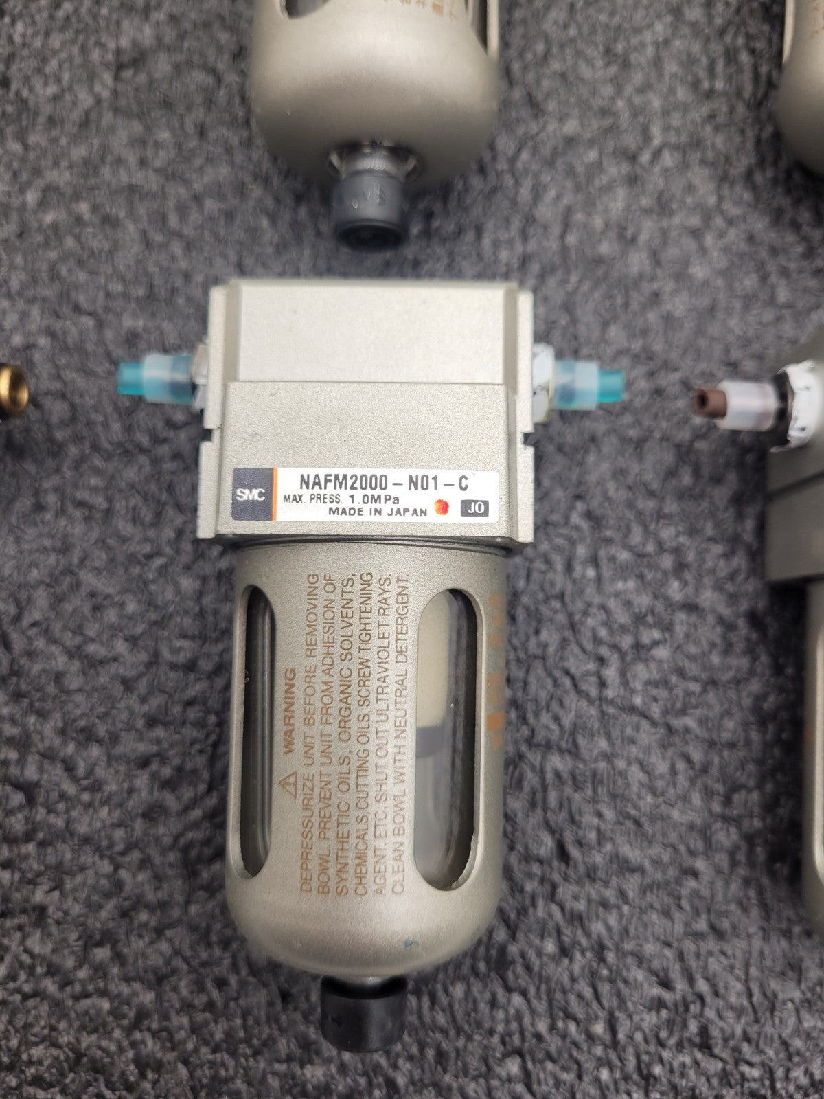 Lot of 16x  SMC Pneumatic Compressed Air Filter Assembly NAFM2000-N01-C