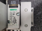 Numatics 5 Valve Solenoid 041SA400M0000F Pneumatic Manifold Set 3 Blocks DB25 B
