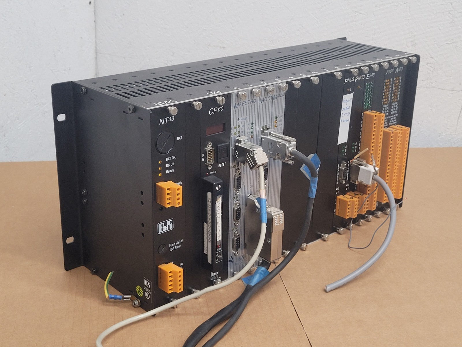 B&R MAESTRO PLC From Holzma HPP 81 Panel Saw PNC3 E243 MGC1 MM2M CP60 NT43 A163