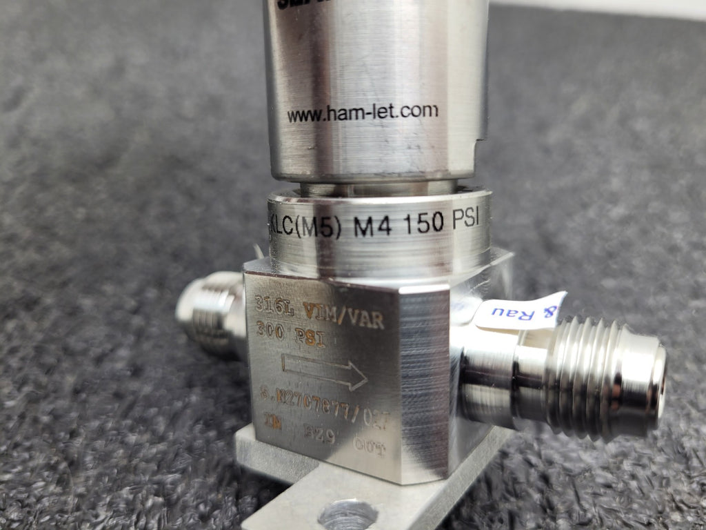 Ham-Let UCV HM20 4VKLC (M5) M4 Pneumatic Operated High Purity Diaphragm Valve