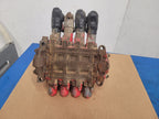 Hydraquip Husco 5005-A Hydraulic 4x Manual Valve Block Stack H-11540 D4