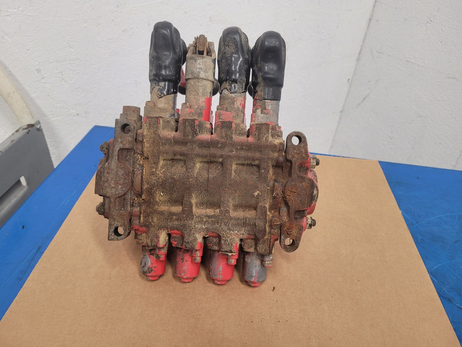 Hydraquip Husco 5005-A Hydraulic 4x Manual Valve Block Stack H-11540 D4