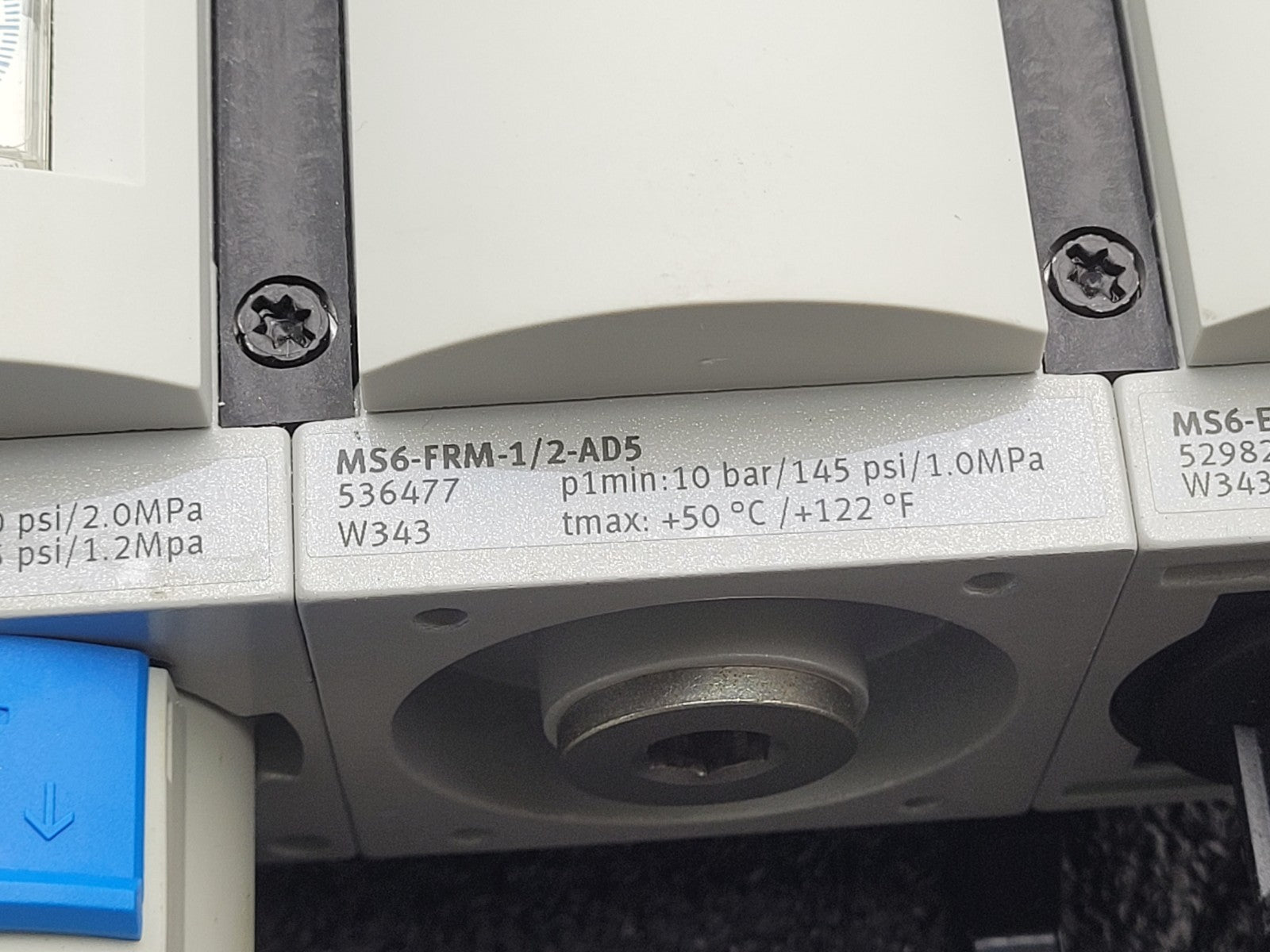 Festo MS6-LFR Filter Regulator On/OFF Solenoid Pneumatic Air Manifold 531030