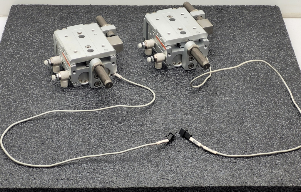 2x TPC NLCD20-20S-W8H Air Slide Pneumatic Linear Table Actuator 20mm Stroke