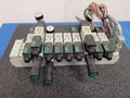 Numatics 9x Valve Solenoid 041SA400M0000F 3x Regulated Pneumatic Manifold N6