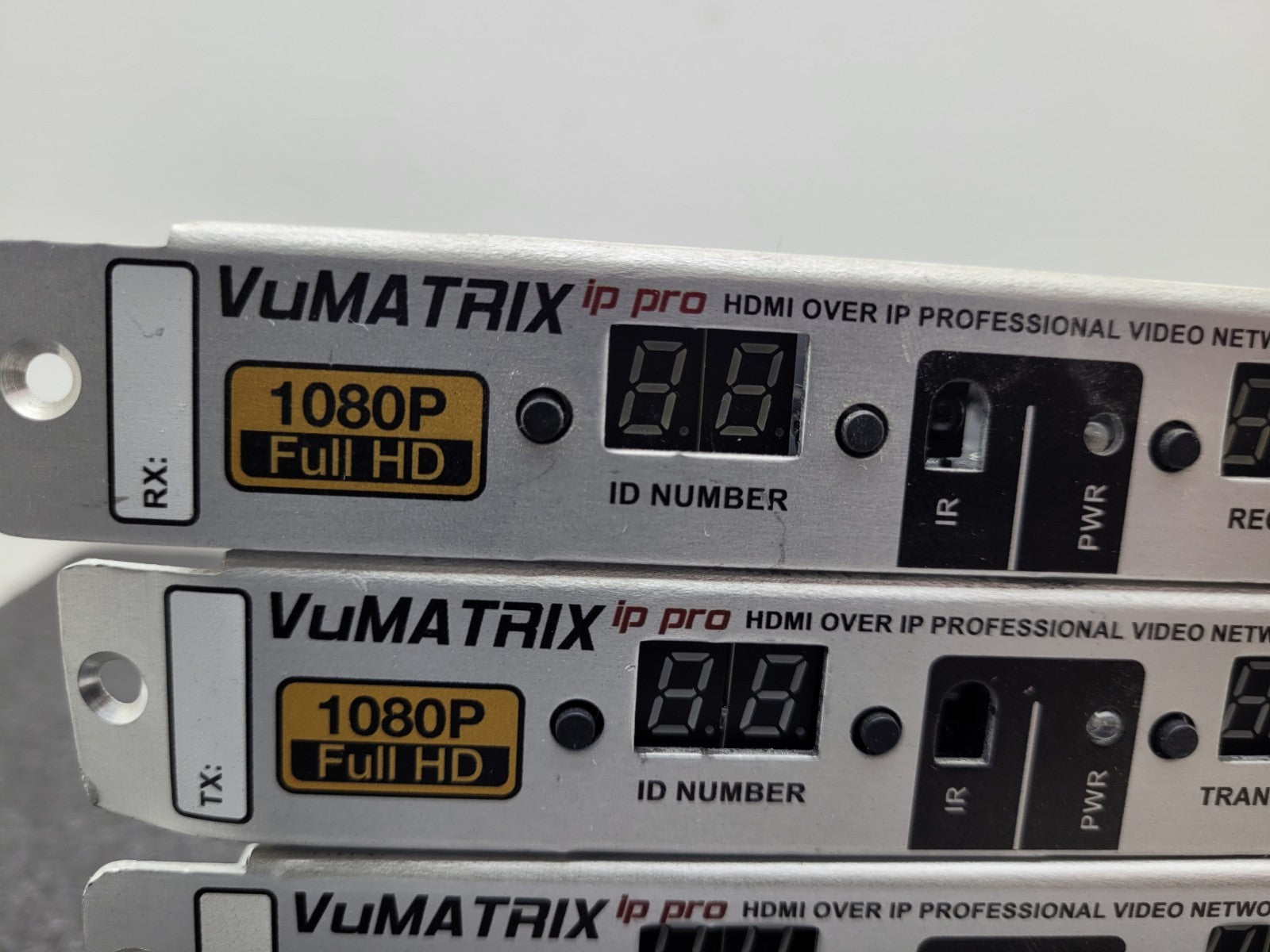 13x PVI VUMATRIX Ip Pro VMX-1X-RX-IP-PRO 1080P full HD HDMI Ethernet LAN Modules