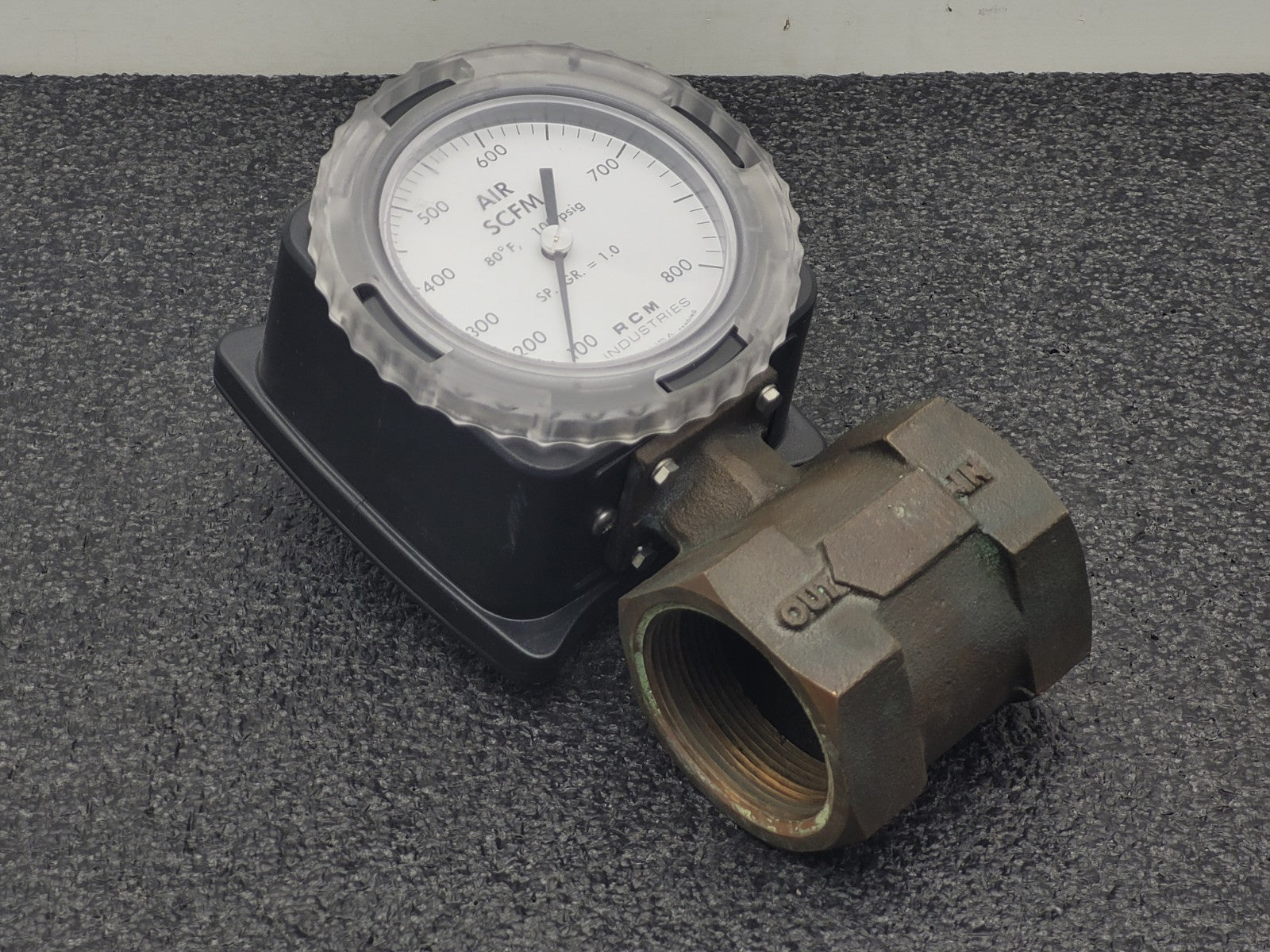 RCM INDUSTRIES 2-71-L-800-IW2 Flow Meter 180PSI 100-800SCFM 2" NPT In/Out
