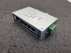 MOXA 5-port Industrial Ethernet Switch EDS-205A-T 12/24/48 VDC 18-30 VAC 0.29A
