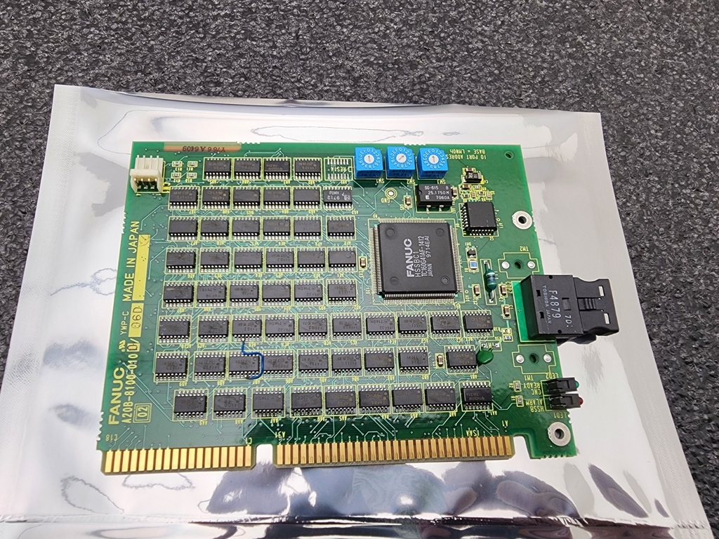 Fanuc A20B-8100-010 ISA Fiber Optic Communication PC Board