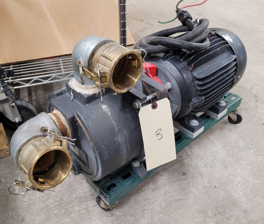 Dayton 2" Self Priming 3P704A Booster Sprinkler Pump WEG 5HP Electric Motor B