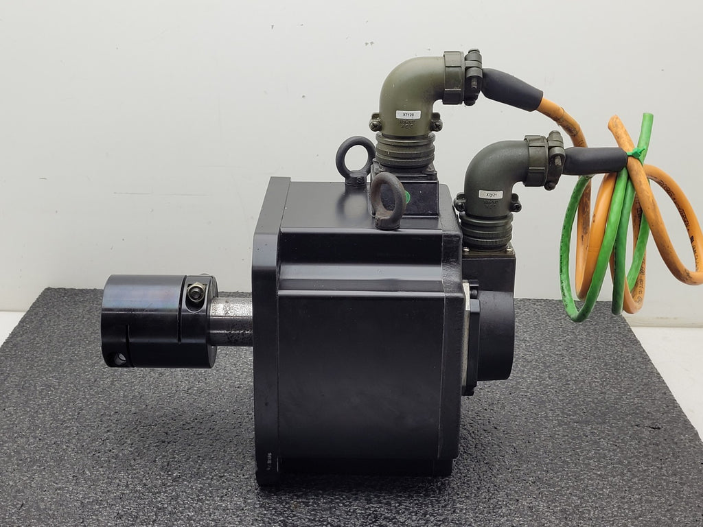 MITSUBISHI HC-H2035 AC Servo Motor 280V 4.8A 3000RPM Working Pull from CNC