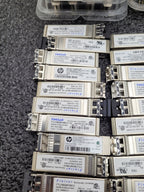 Lot of 61x Mixed FINISAR FTLF8529P3BCV-1D 4/8/16G-FC-SR SFP Optical Transceiver