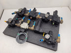 Lot of 4 Norgren R74G-4AK-RMG Filter Regulator Assembly 1x SMC NAV4000 Solenoid