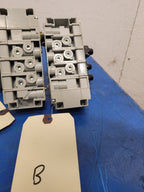 Numatics 8 Valve Solenoid 041SA400M0000F Regulated Pneumatic Manifold Set x3 ABC