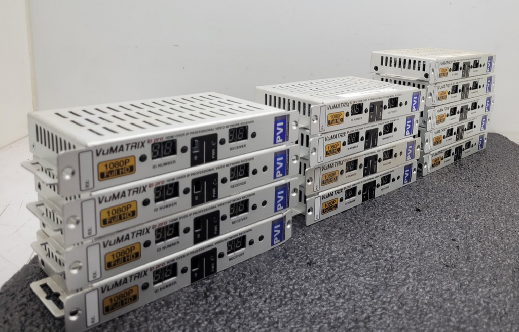 13x PVI VUMATRIX Ip Pro VMX-1X-RX-IP-PRO 1080P full HD HDMI Ethernet LAN Modules